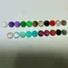 Granate morado natural, granate rojo, labradorita, amatista, ojo de tigre, cuarzo rutilado negro, ágata verde, rosa redondo de 5MM con base plana