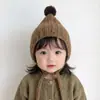 Chapéu Infantil Yipan Chapéu de Elfo Peludo de Inverno para Meninos e Meninas Chapéu de Tricô Quente e Estiloso Chapéu de Lã para Bebê