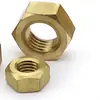 Tuerca Hexagonal de Latón Tuerca de Latón M4 ~ M8 Espesor de Tuerca de Latón Tuerca Hexagonal de Cobre Suministro
