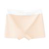Cuecas Boxer Antibacterianas de Seda Gelo Sem Costura com Cor de Contraste 10A Cuecas Boxer Femininas Virilha de Algodão Puro Verão Calças de Segurança Anti-Exposição