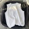 Camiseta sin mangas de nicho americano para hombre, estilo callejero, cuello pequeño, absorbente de sudor, chaleco de verano, camiseta interior para deportes y entrenamiento de baloncesto