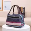 Bolso Nuevo para Mujer Bolso de Tela Impermeable Bolso Grueso de Cinco Capas para Mamá Bolso de Mano para el Trabajo Bolso para Lonchera Bolso de Mano Bolso de Regalo para Mamá