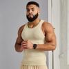 Chaleco Deportivo Casual de Punto de Seda Helada de Secado Rápido con Costillas para Fitness para Hombre Chaleco Muscular con Forma de I para Hombre
