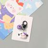 Nuevo llavero creativo de gato mágico de dibujos animados brillante para coche Colgante de campana lindas decoraciones de resina para bolso