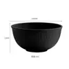 Bol de Paja de Trigo Transfronterizo Bol para Arroz Bol Doméstico Plástico Resistente a Roturas Bol para Fideos Instantáneos Dormitorio Celebridad de Internet Bol para Sopa Fabricante Venta al por Mayor