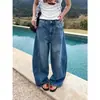 Jeans para Mujer Icciicc Primavera Estilo Americano Desestructurados Corte Delgado Bolsillo Curvo 10801