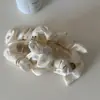Faixa de Cabelo de Cetim de Alta Qualidade, Presilha de Cabelo de Luxo de Alta Qualidade, Faixa de Cabeça Antiderrapante com Etiqueta Dourada, Presilha de Tubarão, Acessório de Cabelo Feminino