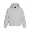 Moletom com Capuz Cor Sólida Pesado Americano High Street para Homens e Mulheres Outono e Inverno 2025 Novo Versátil Cleanfit Top de Cintura Alta