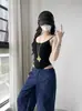 Versión tailandesa de Camisola sin Espalda para Mujer en Primavera y Verano, Ropa Exterior e Interior, Top de una Pieza Sexy Ajustado sin Mangas para Usar como Base