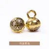 Botões Redondos de Metal Estilo Chinês Costurados à Mão para Roupas de Lã da Moda, Ternos, Casacos, Jaquetas, Corta-ventos, Botões