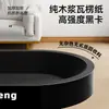 Post de Rascar y Cama para Gato de Cartón Negro Resistente al Desgaste Sin Descamación Cama Integrada para Gato Rascador para Gatos Cama para Gatos Cartón Corrugado Espesado Cuenco para Afilar Garras Tabla para Patas de Gato