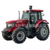 Tractor con Ruedas Oriental Rojo Lx1604 con Chasis Reforzado, Eje Trasero, Rotocultivador, Doble Propósito para Tierra Húmeda y Seca, Tractor de Doble Tracción