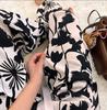 Calça de Pijama Longa de Algodão Seda Feminina Verão plus size Solta Pijama Feminino Verão Algodão Fina Calça de Perna Larga