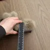 Palmilha de 5CM Estilo Coreano Bolinhas Pequenas Borda Longa de Pelo Touca de Cabeça Chinelos Femininos Outono/Inverno Novos Sapatos Peludos Quentes Peça de Roupa Retrô