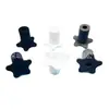 Pasamuros de Cable de Antena de 5/8 de Pulgada 16 mm Enchufe Pasamuros de Pared Enchufe de Pared de Goma Funda Protectora Roscada