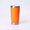 Copo Térmico de Aço Inoxidável 304 para Amazon Transfronteiriço 20oz Camada Dupla a Vácuo Copo de Carro Cor Sólida Copo de Carro Simples