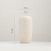 Jarrón de Cerámica Blanca Simple Shumen Flor Artificial de Caqui Arreglo Floral para Sala de Estar Caqui Ruyi Lujo Accesible Sentido de Gama Alta