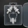 Natação banho lavar cabelo prevenir entrada de água clipe de nariz tampões de ouvido acessórios de natação profissional infantil adulto plugue de nariz de silicone mergulho