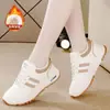 Llegada Nueva Invierno 2024 talla extra Grande Casual Transpirables Ligeros Combinan con todo Aumentan altura Suela Gruesa Zapatos Deportivos para Correr Zapatos de Mujer 5115 Algodón