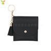 Bolsa de Moedas Pequena Estilo Coreano com Franjas Porta Cartões Mini Carteira Pequena Bolsa de Moedas Porta Cartão Bancário Porta Cartões