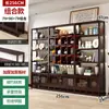 Estante Antiguo de Estilo Chino Nuevo Estante de Almacenamiento para Salón de Té Vitrina para Exhibición de Té Partición de Madera No Sólida Gabinete Multitesoro Adorno de Sala de Estar Estante