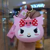 Bolsa de monedas popular de Capibara Llavero Cabeza de silicona Bolsa de almacenamiento para auriculares Bolso colgante Accesorios Regalos pequeños Al por mayor