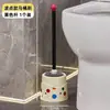 Cepillo para Inodoro de Baño de Alta Calidad para Uso Doméstico, Sin Rincones Muertos, Cepillo de Limpieza de Mango Largo de Color Dopamina, Cepillo para Inodoro, Cepillo de Mango Largo