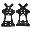 Variedad de ganchos y bucles para escalada exterior, tenazas de silicona de diez dientes para hielo, cubrezapatos antideslizantes de diez puntas para nieve, garras de nieve transfronterizas en stock