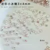 K9 Ultra Mini Strass Quadrado 3*4mm Strass para Nail Art Super Brilhante Retangular Pequeno Ângulo Reto Strass Pedras de Açúcar Empilhadas Strass Autocolantes Decorações para Nail Art