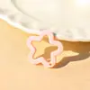 Versión Coreana de Hyuna Llavero Fresco Colorido Flor Pequeña Estrella Campana Accesorios DIY Colgante Color Caramelo Estilo Ins para Mujeres