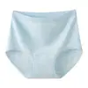 Ropa interior de algodón de color para mujer de talla grande, de cintura media, extragrande para damas de talla grande 100 kg, sin costuras, alta elasticidad, que se ajustan a la cadera, calzoncillos