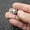Cuentas Dzi de Tres Ojos en Blanco y Negro Tipo Antiguo Cuentas de Jade Sueltas Diente de Tigre Caparazón de Tortuga Ágata Noble Passepartout Accesorios para Joyería DIY