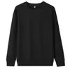 Moletom gola careca com forro de fleece 420g para o Inverno 2026 na mesma cor para homens e mulheres, plus size, corte solto, modelagem que afina, à prova de frio, adequado para uso ao ar livre