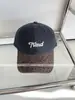 Gorra de Béisbol de Mezclilla Patchwork Estampado de Leopardo Retro Coreano para Mujer Estilo Nuevo 2026, Versátil Gorra Pico de Pato Adelgazante