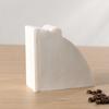 Filtro de papel para café manual V01 V02 papel de filtro branco 100 peças em formato V para coador de café doméstico