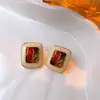 Pendientes Vintage, Pendientes de Flor con Diamantes de Colores y Aguja de Plata, Fabricante de Pendientes de Lujo Ligero Estilo Francés