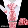 Mancuernillas cuadradas de corbata alta para hombre traje Vestido Negocios Banquete Boda Poliéster Corbata Larga Fábrica de Shengzhou