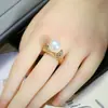 Acessórios DIY Prata de Lei S925 Argola de Anel de Pérola de Alta Qualidade, Acessórios para Argola de Anel Escondida Prata 11-14