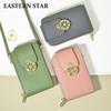 Bolso de teléfono de moda Dongxin para mujer, cartera con cremallera vertical, bolso cruzado de hombro de gran capacidad
