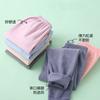 Pantalones cálidos a rayas para niños otoño e invierno 2024 niños grandes y niñas Dejia terciopelo base pantalones de otoño punta cepillada pantalones para casa