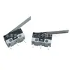 Microinterruptor Kw-10 Certificado CE, Interruptor Eléctrico de Tres Pines Normalmente Abierto y Normalmente Cerrado, Interruptor de Límite Tipo Pin con Palanca Recta Larga