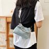 Denim de Alta Gama con Brillantes Pedrería, Moda Casual Versátil de Cadena de un Solo Hombro Cruzado Bolso de Mano Nuevo Tendencia Verano 2026