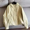 2026 Chaqueta Cortavientos Casual con Capucha Bloque de Color Raya Dobladillo Ajustable Estilo Chaqueta Venta al por Mayor H11CW6603