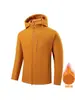 Nova jaqueta softshell externa Dijia para primavera e outono, unissex, jaqueta com capuz, vestuário de montanhismo, jaqueta de camada única