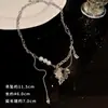 Ins estilo colar de pérolas mulheres all-match nicho design de alta qualidade luz de luxo clavícula cadeia amor pingente joias atacado