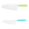Cuchillo de pastel dentado cuchillo de plástico para niños juego de tabla de cortar no lastima la mano cuchillo de fruta para jardín de niños juego de regalo venta al por mayor