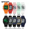 Reloj Despertador de Doble Hora Sanda para Hombres y Mujeres, Reloj Electrónico Unisex Impermeable en Forma de Barril con Temporizador de Cuenta Regresiva y Funciones Multifuncionales