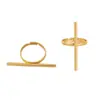 Joyería de Mano de Venta Caliente Transfronteriza Europea y Americana, Anillos de Línea Geométrica de Moda y Simples, Joyería de Anillos Articulados Apilables de Gama Alta para Mujer