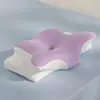 Almohada de espuma viscoelástica con forma de mariposa de comercio exterior con rebote lento, multifuncional, de forma única, diseñada para soportar la columna cervical, para uso doméstico