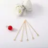 Material para joyería hecha a mano DIY pasador redondo pasador de nueve puntas pasador T pulsera de cuentas de metal accesorios para pendientes fabricantes venta al por mayor